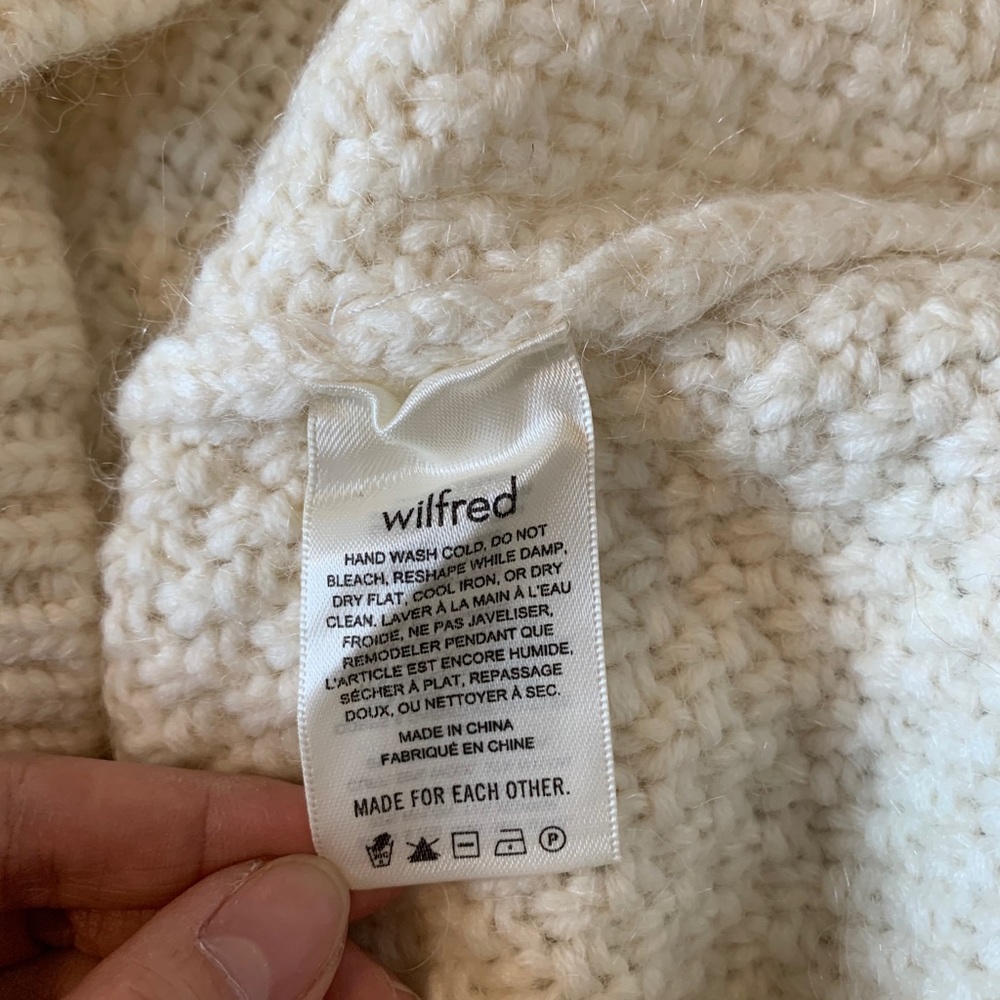Wilfred chunky wool sweater - Picture 5 of 5